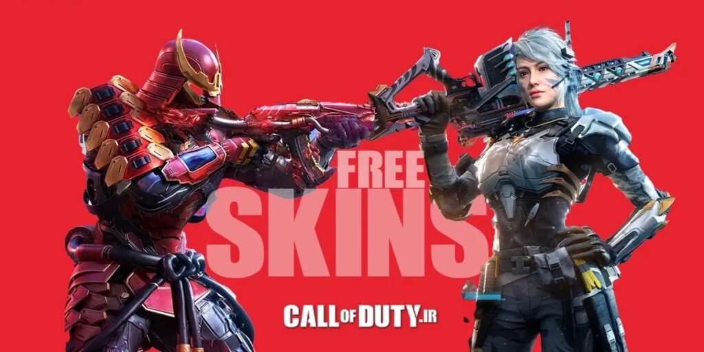 اسکین رایگان کالاف وارد کردن کد اسکین رایگان کالاف