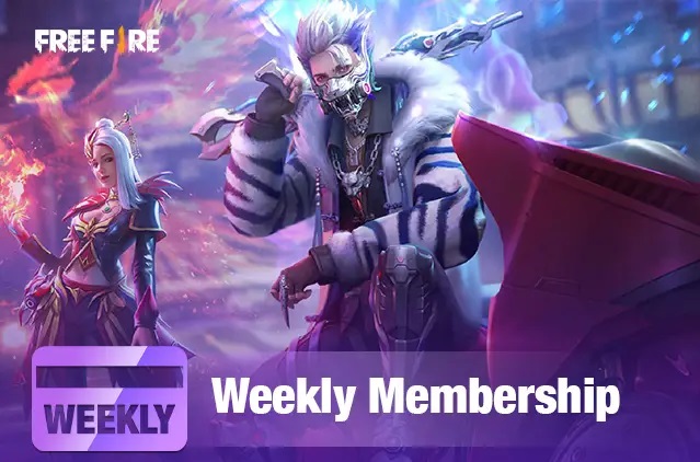 خرید کارت هفتگی فری فایر کارت هفتگی فری فایر در بخش Membership بازی
